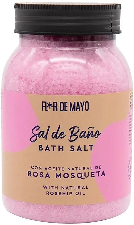Flor De Mayo Bath Salts Rosa Mosqueta So za stopala "Šipak"