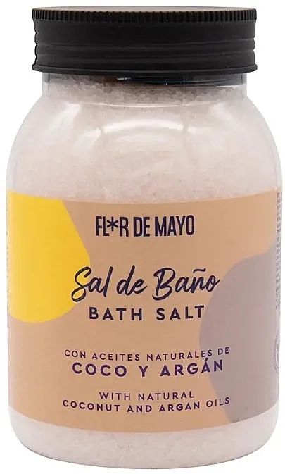 Flor De Mayo Coconut and Argan Bath Salt Velvet Sam CE