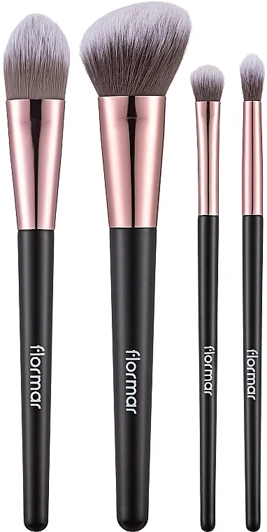 Flormar Makeup Brush Set Set četki za šminkanje, 4 kom.
