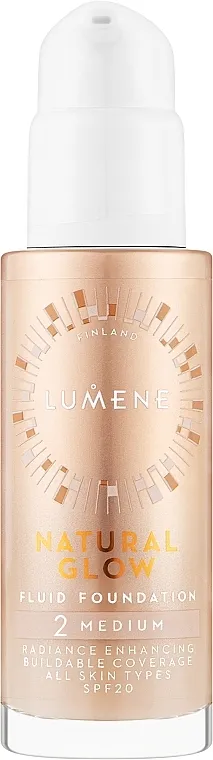 Fluid za toniranje lica Lumene Natural Glow Fluid Foundation SPF20
