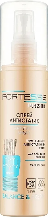 Fortesse Professional Balance &amp; Fresh Antistatic Spray Balansirajući sprej za termozaštitu sa antistatičkim efektom