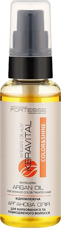 Fortesse Professional Color &amp; Shine KeraVital Revitalizing Argan Oil Ulje od argana za kosu sa UV filtrom