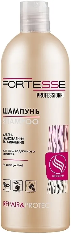 Fortesse Professional Repair &amp; Protect Shampoo Šampon za obnovu suvih i oštećenih kose