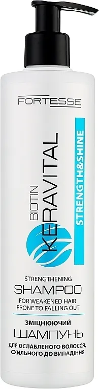 Fortesse Professional Strength &amp; Shine KeraVital Strengthening Shampoo Šampon sa biotinom