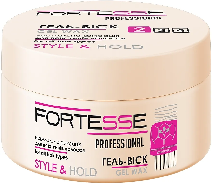 Fortesse Professional Style &amp; Hold Gel Wax Gel-vosak za kosu sa normalnom fiksacijom