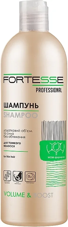 Fortesse Professional Volume &amp; Boost Shampoo For Thin Hair Šampon za volumen kose