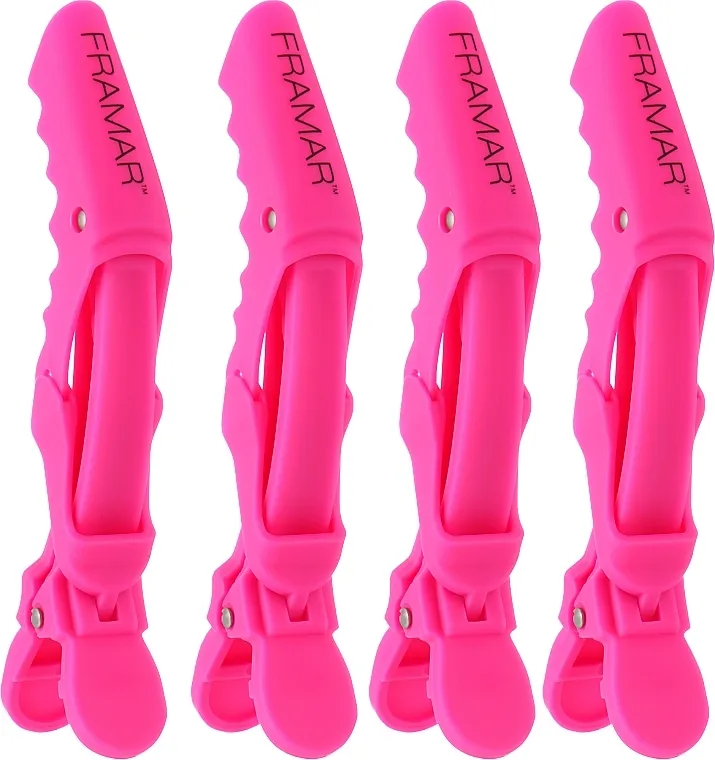 Framar Rubberized Jaw Clip Kopča za kosu sa gumiranim premazom, roze