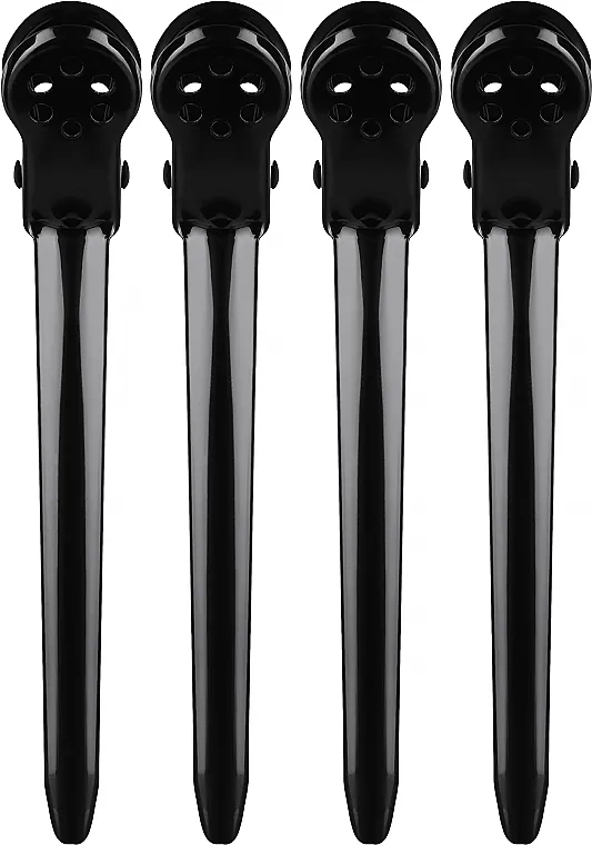 Framar Tight Tension Clips Čvrste metalne štipaljke za kosu, crne