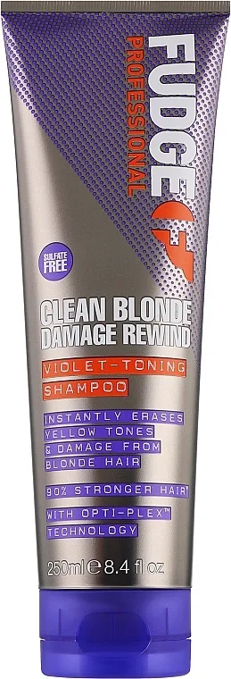 Fudge Clean Blonde Damage Rewind Shampoo Šampon za toniranje kose