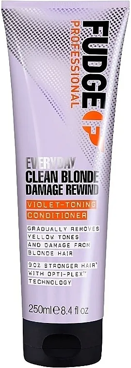 Fudge Everyday Clean Blonde Damage Rewind Violet-Toning Conditioner Dnevni tonirani regenerator za kosu