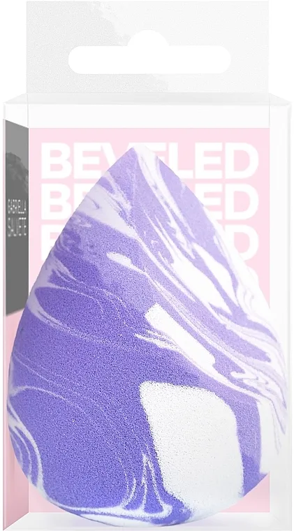 Gabriella Salvete Beveled Marble Make-up Sponge Sunđer za šminku Marble, ljubičasta