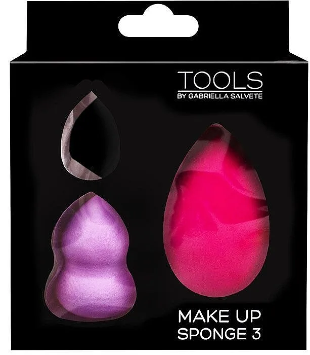 Gabriella Salvete Make-up Sponge Kit (sponge/3pcs) Set spužvica za šminkanje