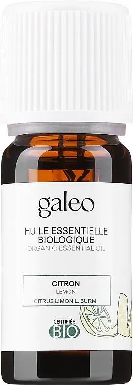Galeo Organic Essential Oil Lemon Organsko eterično ulje sa ekstraktom limuna