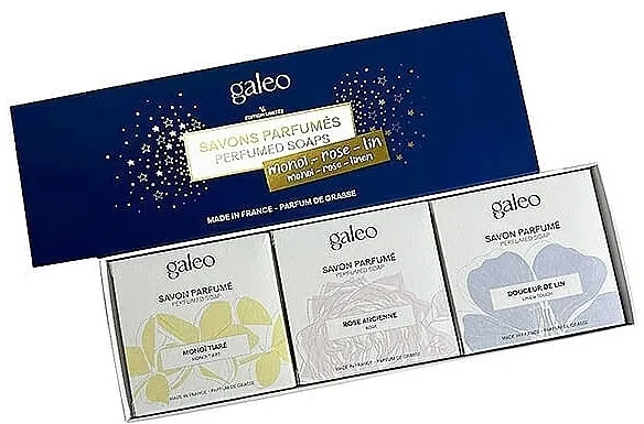 Galeo Perfumed Soaps Set (soap/3x100g) Set sapuna