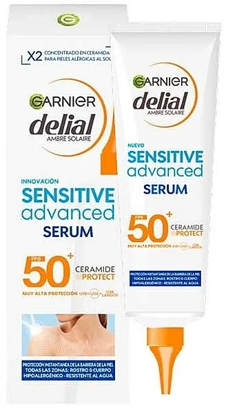 Garnier Delial Sensitive Advanced Serum SPF50+ Ceramide Protect Serum za zaštitu tela od sunca