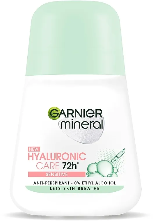 Garnier Mineral Hyaluronic Care 72h Sensitive Roll-On Roll-on dezodorans