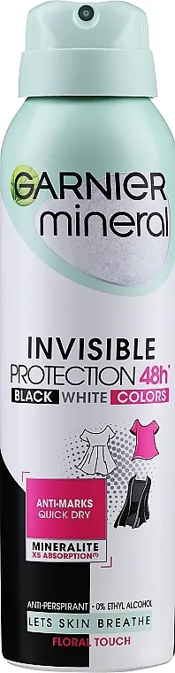 Garnier Mineral Invisible Deodorant Dezodorans
