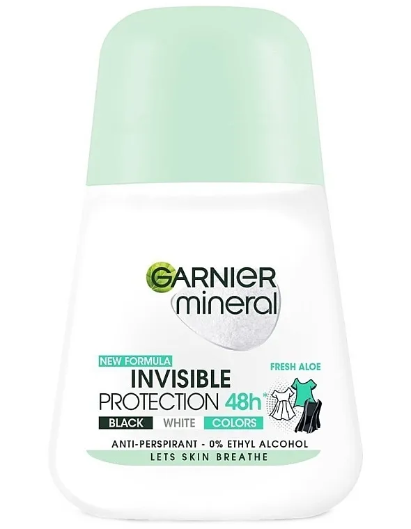Garnier Mineral Invisible Fresh Aloe 48h Non Stop Roll-on dezodorans