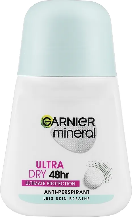 Garnier Mineral UltraDry Antiperspirant 48h Roll On Roll-on deodorans