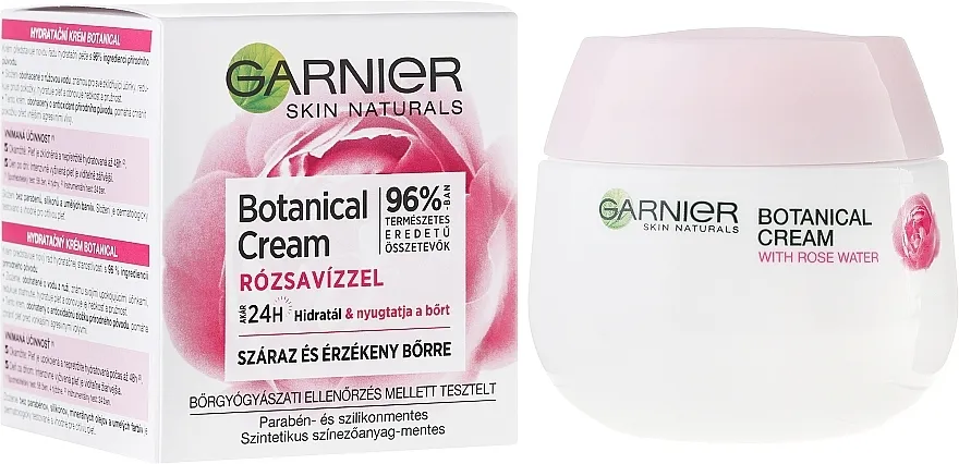 Garnier Skin Naturals Soft Essentials Hydrating Care 24h Day Face Cream Dnevna hidratantna krema za suhu i osjetljivu kožu