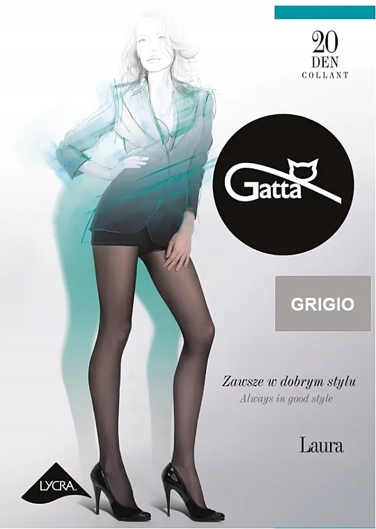 Gatta Čarape Laura 20 Den, grigio