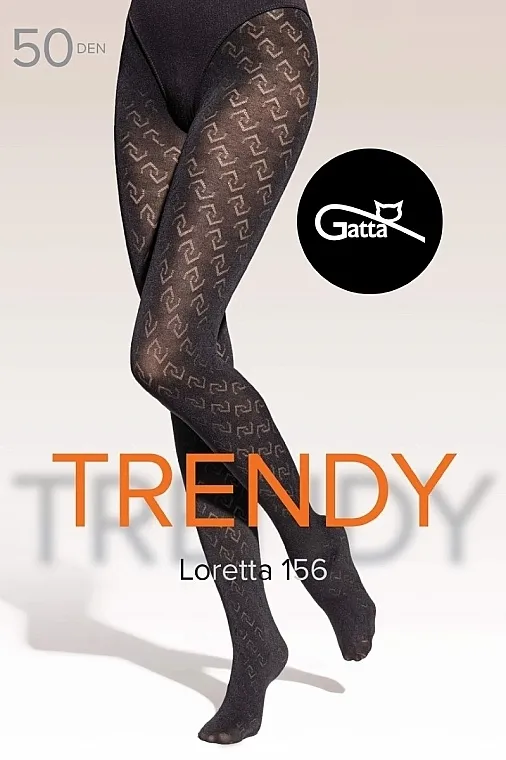 Gatta Čarape "Loretta W.156" 50 Den, nero