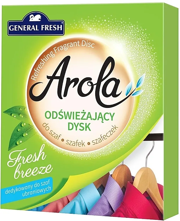 General Fresh Arola Fresh Breeze Odświeżająca dysk do szaf Fresh Breeze