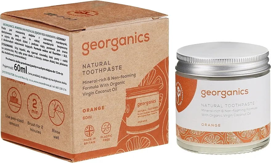 Georganics Red Mandarin Natural Toothpaste Dječja prirodna pasta za zube