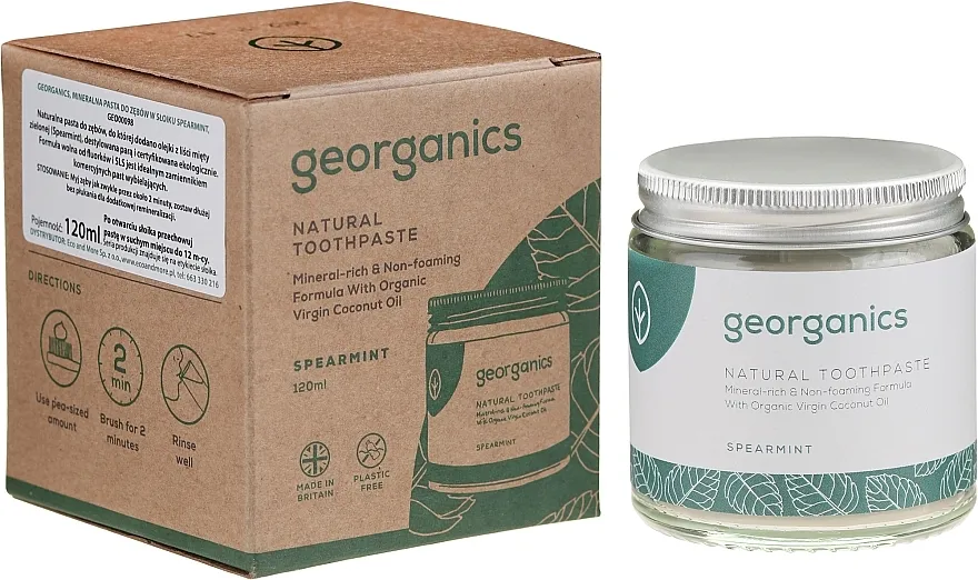 Georganics Spearmint Natural Toothpaste Prirodna pasta za zube