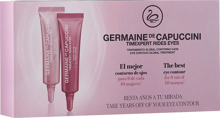 Germaine de Capuccini Timexpert Rides Eyes Contour Treatment (2 x 10 ml) Nega za kapke 'Dan i noć'