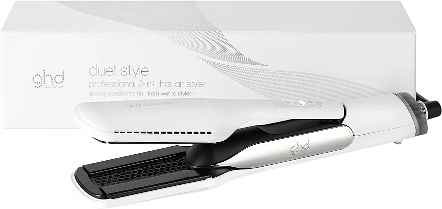 Ghd Duet Style Professional 2-In-1 Hot Air Styler Figaro za kosu, bel