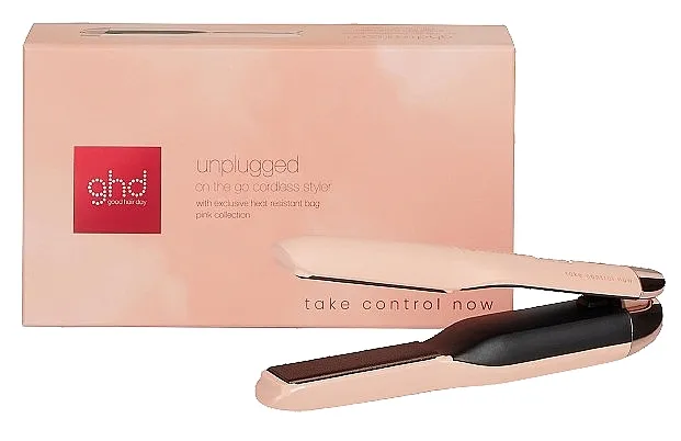 Ghd Unplugged Pink Take Control Now Bežični uređaj za stilizovanje kose, roze