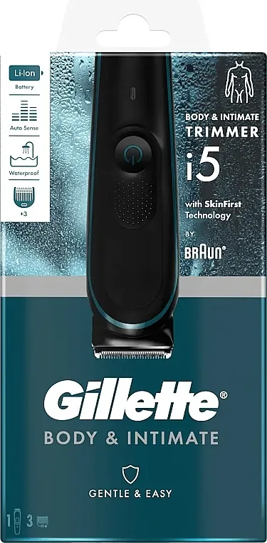 Gillette Intimate Body And Intimate Trimmer Trimer za telo i intimne delove za muškarce