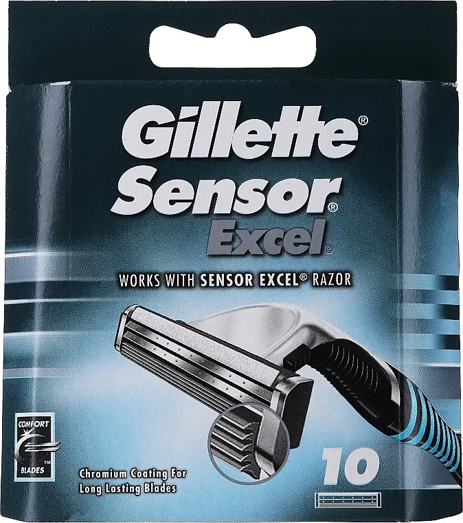Gillette Sensor Excel Zamenska sečiva za brijanje, 10 komada