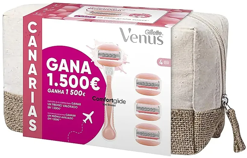 Gillette Venus Intima (razor/1pc + refil/3pcs + bag/1pc) Set