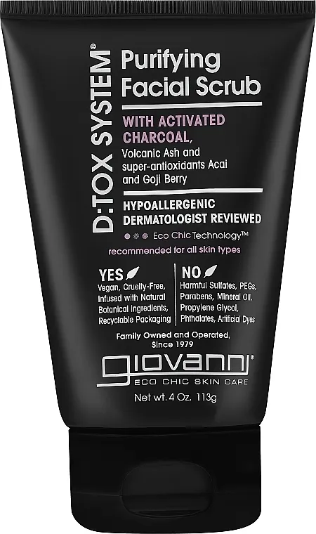 Giovanni D:tox System Purifying Facial Scrub Step 2 Čistilni piling za lice