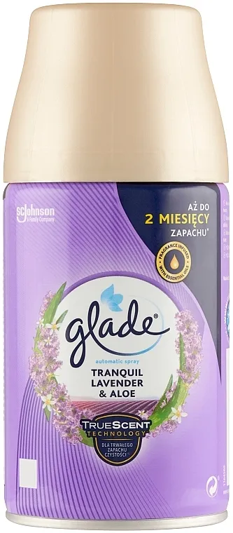 Glade Automatic Spray Tranquil Lavender &amp; Aloe Zamenljivi uložak za automatski osveživač vazduha