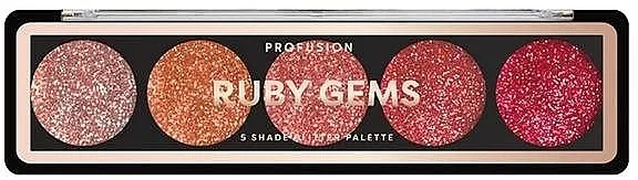 Glitter paleta Profusion Cosmetics 5 Shade Glitter Palette