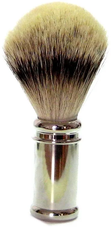 Golddachs Silver Tip Badger Metal Chrome Handle Silver Četka za brijanje s dlakom jazavca, krom, srebrna