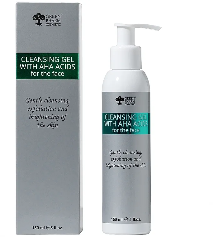 Green Pharm Cosmetic Cleansing Gel With Aha Acids PH 4,0 Čišćenje gel sa AHA kiselinama