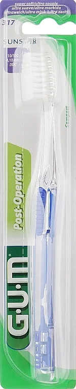 G.U.M Post Surgical Toothbrush Postoperativna četkica za zube, suton, plava