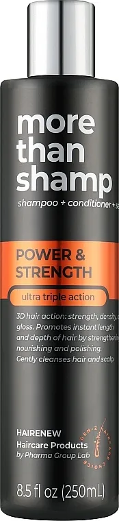 Hairenew Power &amp; Strength Shampoo Šampon za kosu "3D efekt: snaga, sjaj, volumen"