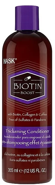 Hask Biotin Boost Thickening Conditioner Učvršćujući balzam za tanku kosu sa biotinom