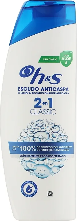 Head &amp; Shoulders 2In1 Shampoo &amp; Conditioner Classic Clean Šampon regenerator protiv peruti