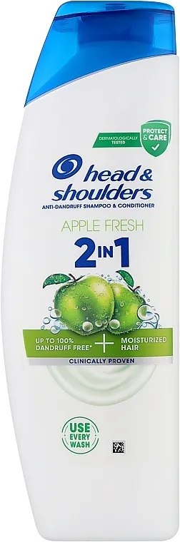Head &amp; Shoulders Apple Fresh Shampoo 2in1 Šampon i regenerator protiv peruti 2u1 "Svježa jabuka"