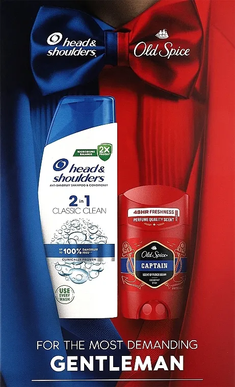 Head &amp; Shoulders + Old Spice (shm/330ml + deo/50ml) Set