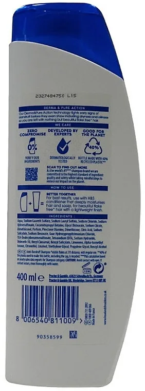 Head &amp; Shoulders Smooth &amp; Silky Anti-Dandruff Shampoo Šampon protiv peruti "Glatka i svilenkasta"