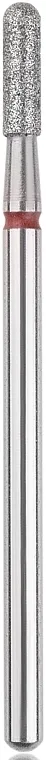 Head The Beauty Tools Dijamantski brus, okrugli cilindar, 2.3 mm, L-8 mm, crven