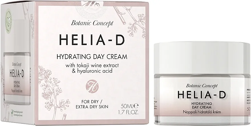 Helia-D Botanic Concept Moisturising Cream Dnevna hidratantna krema za suvu i veoma suvu kožu