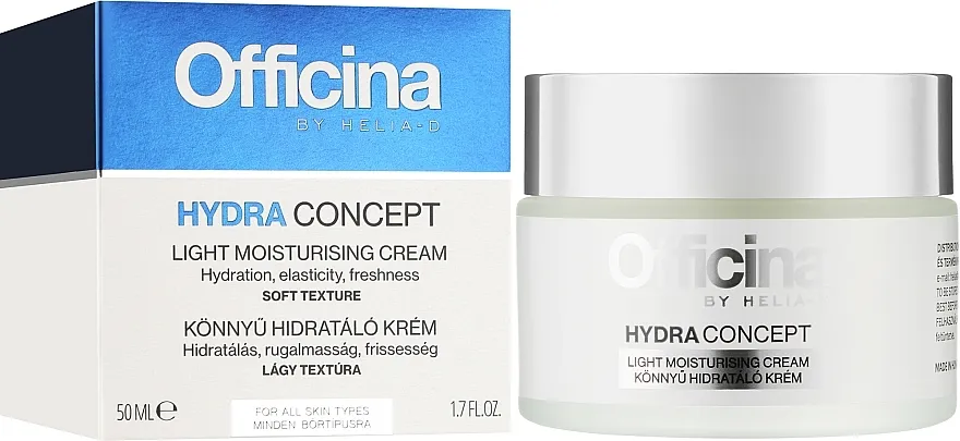 Helia-D Officina Hydra Concept Light Moisturizing Cream Hidratantna krema za lice, blaga